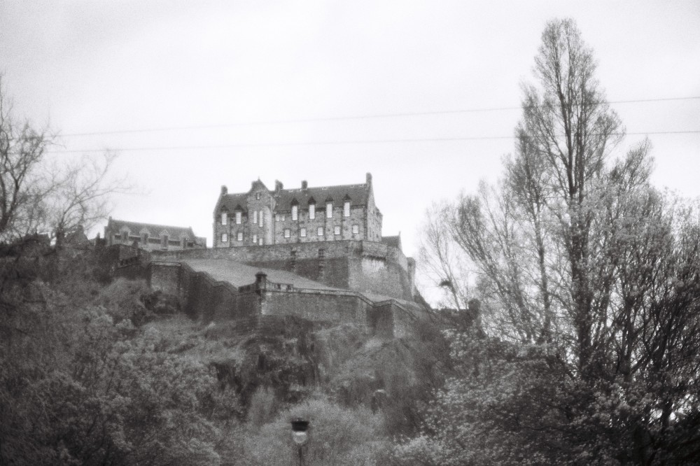 Edinburgh Castle - Canon A1 - Ilford SFX 200